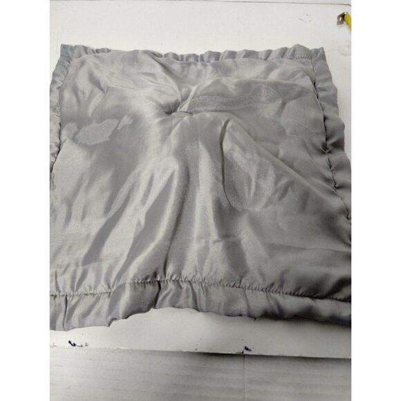 Carters Baby Lovey Gray Plush Elephant Holding Security Blanket Satin EUC - Picture 7 of 10